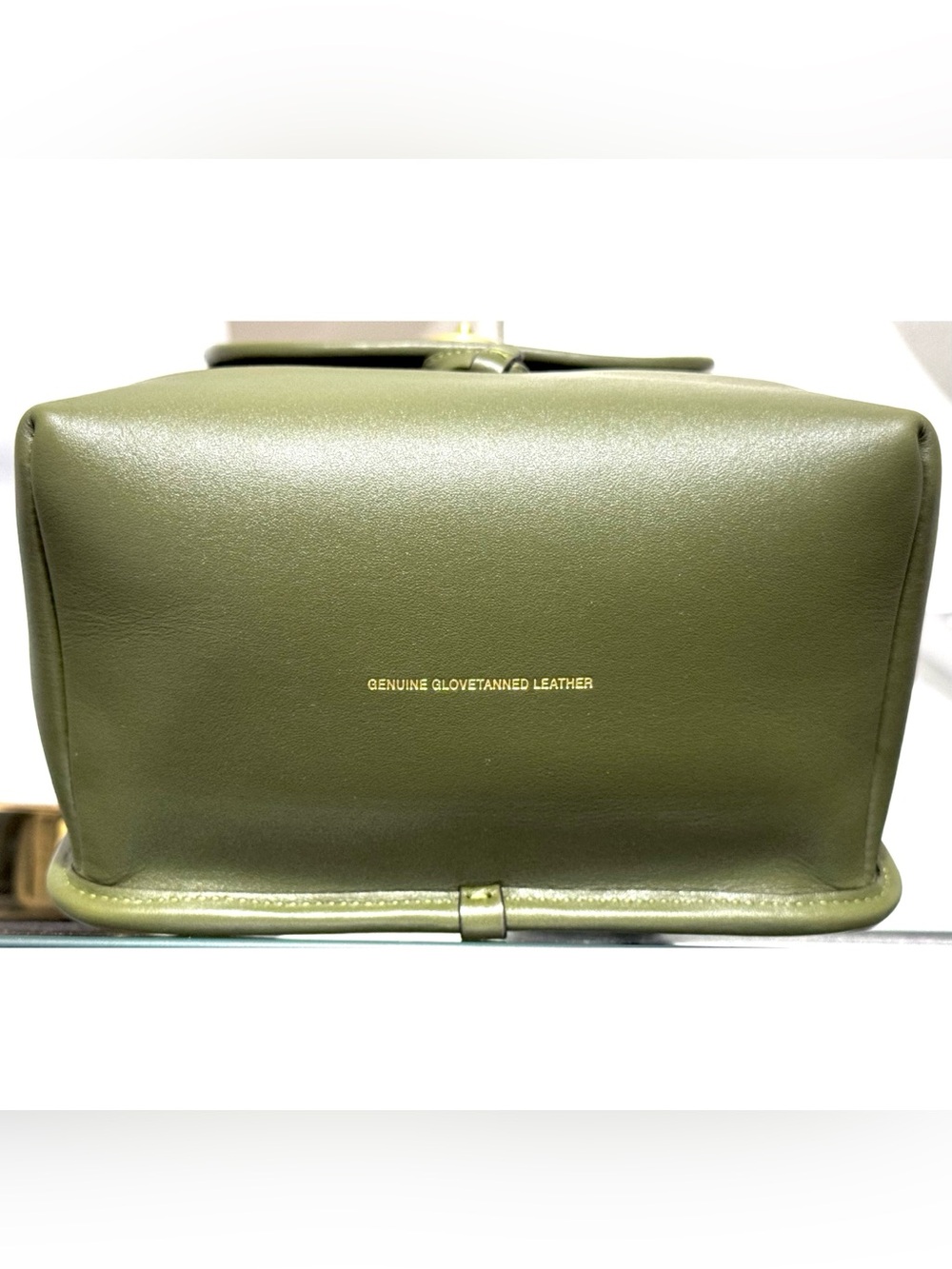 COACH Originals Turnlock Glovetanned Leather Backpack, OLIVE GREEN - Picture 9 of 10